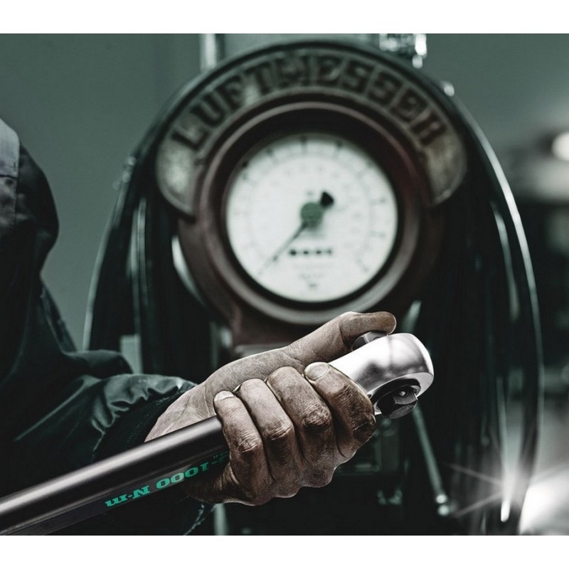 Wera Click-Torque E1 R/L 200-1000Nm 3/4" itmeli Cırcırlı Tork Anahtarı 05075631001