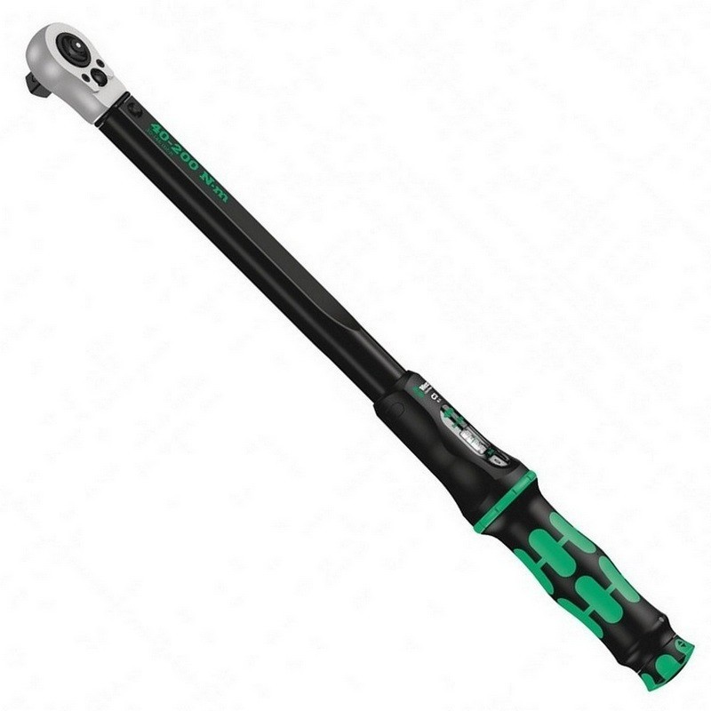 Wera Click-Torque C3 R/L 40-200Nm 1/2" İtmeli Cırcırlı Tork Anahtarı 05075626001