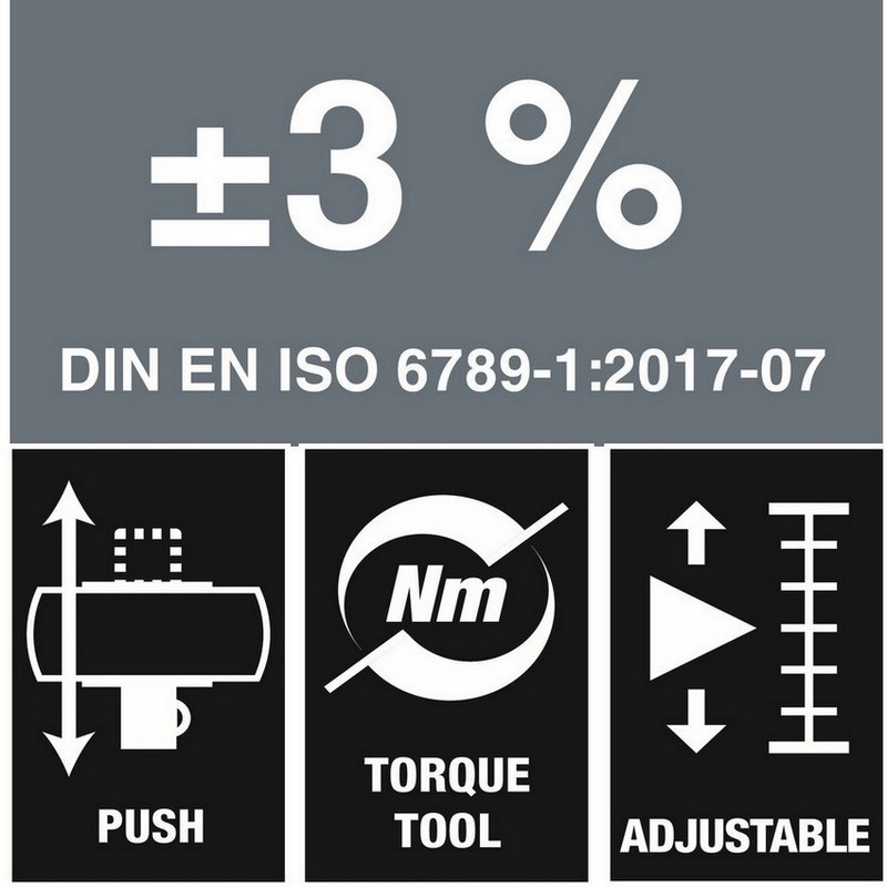 Wera Click-Torque C3 R/L 40-200Nm 1/2" İtmeli Cırcırlı Tork Anahtarı 05075626001