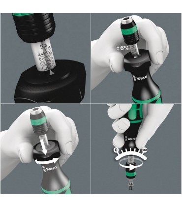 Wera 7445 7446 7447 in.lbs. Torklu Tornavida Set 05350451001