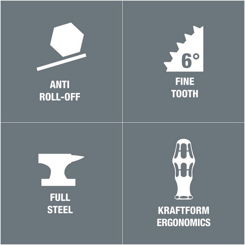 Wera Tool-Check PLUS 1/4" Bits Cırcır Lokma Set Emperyal 05056491001