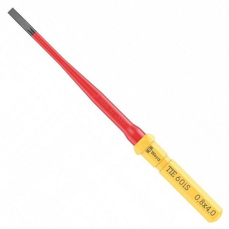 Wera KK VDE 60iS Geçmeli Tornavida Ucu TIE Düz 0.8x4.0x157mm 05006507001