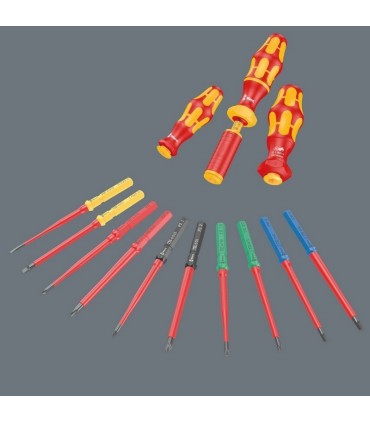 Wera KK VDE 60iS Geçmeli Tornavida Ucu TIE SB Düz 0.6x3.5x157mm 05006556001