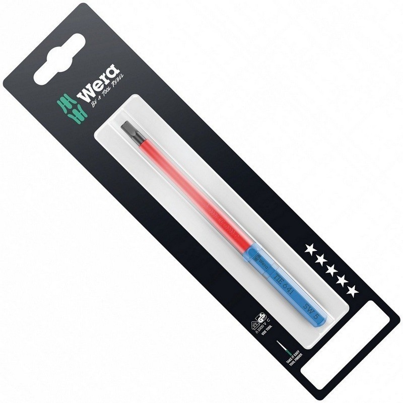 Wera KK VDE 64i Geçmeli Tornavida Ucu TIE SB HexPlus 5.0x157mm 05006564001