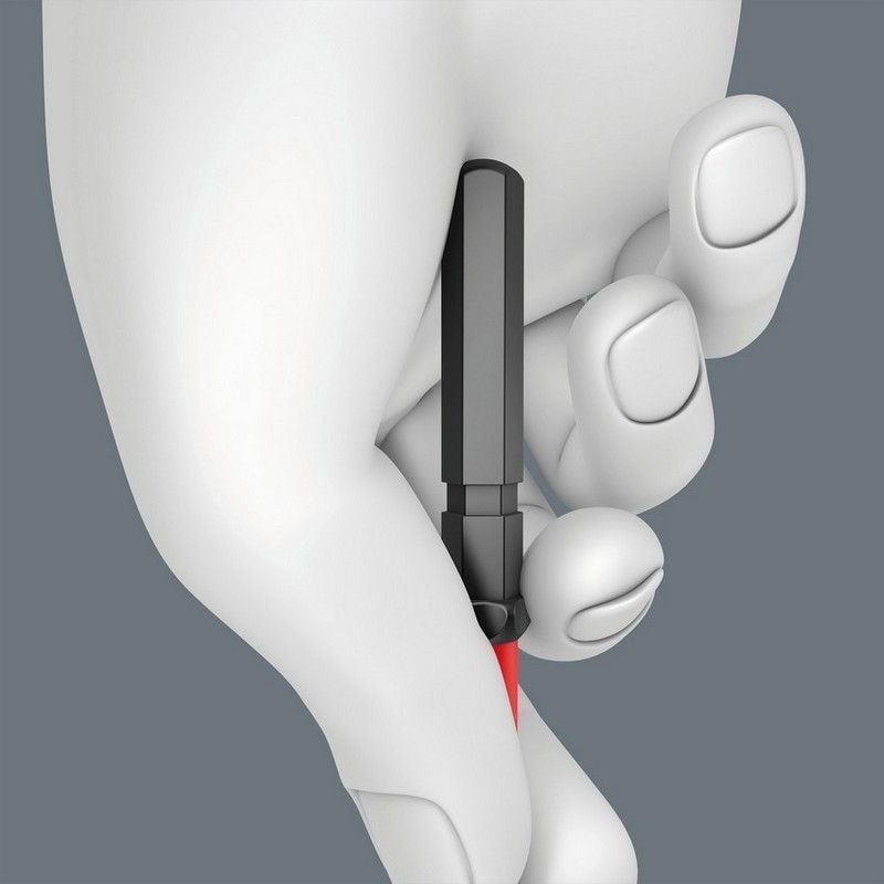 Wera KK VDE 65iS Geçmeli Tornavida Ucu TIE SB Pozidriv PZ1x157mm 05006566001