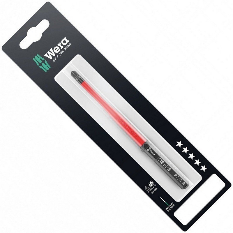 Wera KK VDE 65iS Geçmeli Tornavida Ucu TIE SB PZ/S PZ/S2x157mm 05006569001