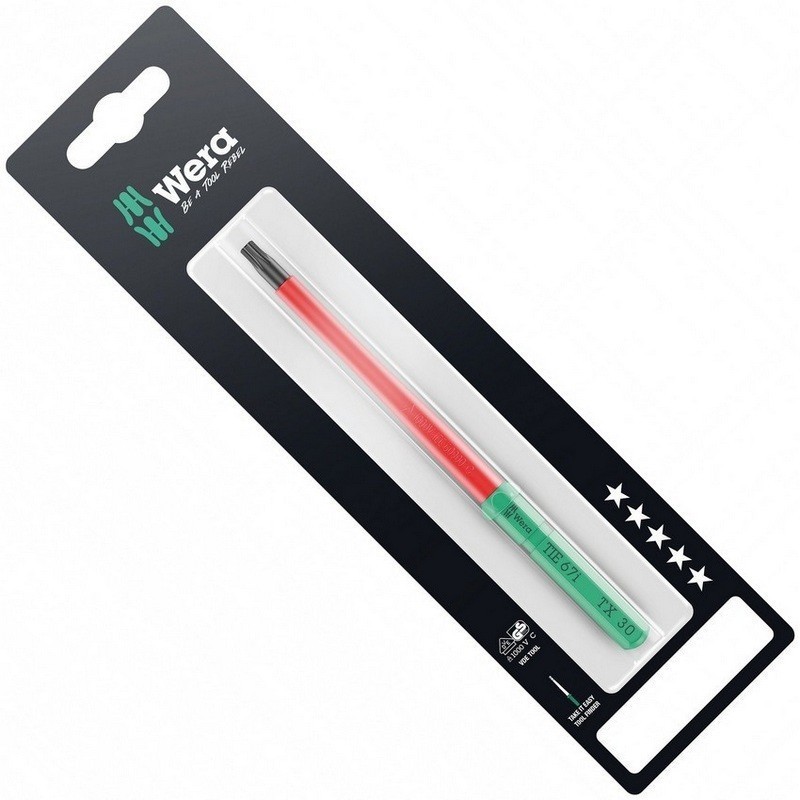 Wera KK VDE 67i Geçmeli Tornavida Ucu TIE SB Torx TX30x157mm 05006574001