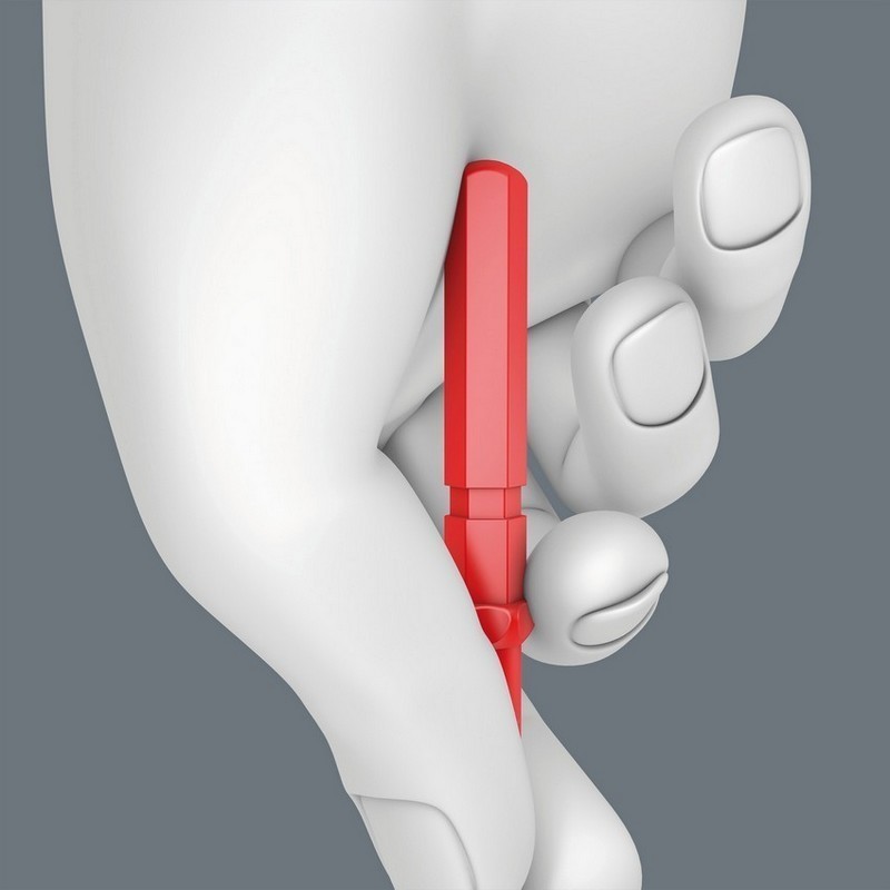 Wera KK VDE 68i Geçmeli Tornavida Ucu TIE Kare R1x157mm 05006543001