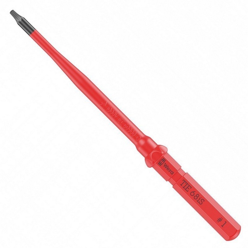 Wera KK VDE 68iS Geçmeli Tornavida Ucu TIE Kare R1x157mm 05006545001