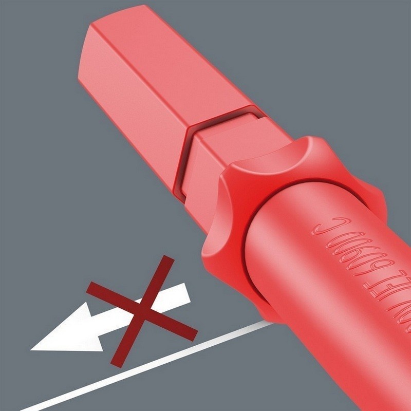 Wera KK VDE 68iS Geçmeli Tornavida Ucu TIE Kare R2x157mm 05006546001