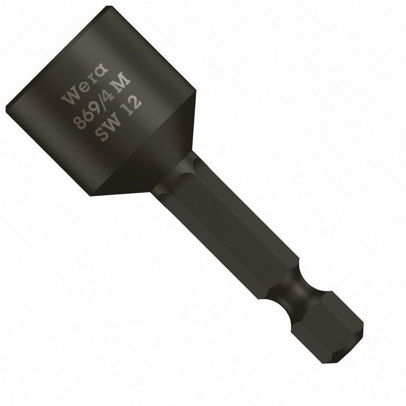 Wera 869/4 M SB Nutsetter Bits Bağlantılı Lokma Mıknatıslı 12x50mm 05073507001
