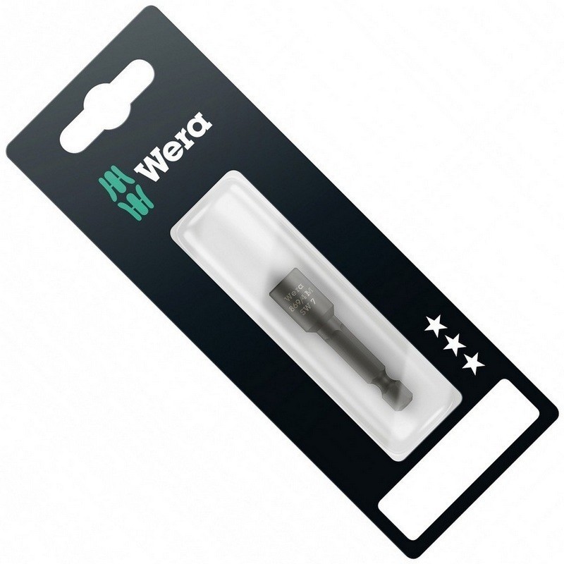 Wera 869/4 M SB Nutsetter Bits Bağlantılı Lokma Mıknatıslı 7x50mm 05073502001