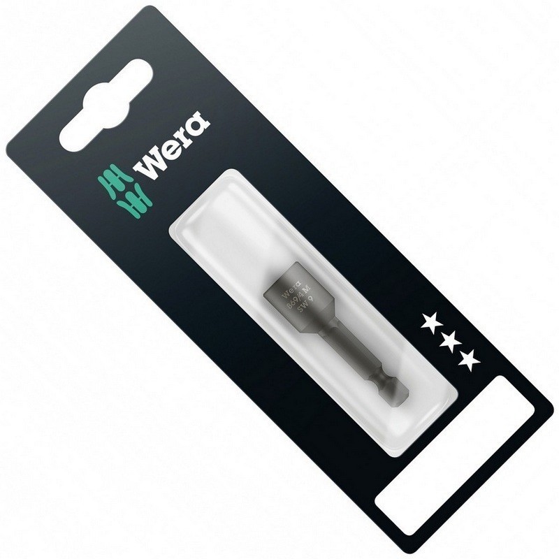 Wera 869/4 M SB Nutsetter Bits Bağlantılı Lokma Mıknatıslı 8x50mm 05073504001