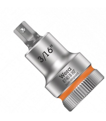 Wera 8740 B HF Zylop 3/8" Lokma Bits HexPlus 3/16"x35mm 05003085001