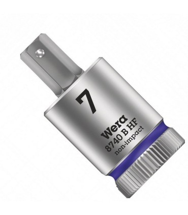Wera 8740 B HF Zylop 3/8" Lokma Bits HexPlus 7x38.5mm 05003037001