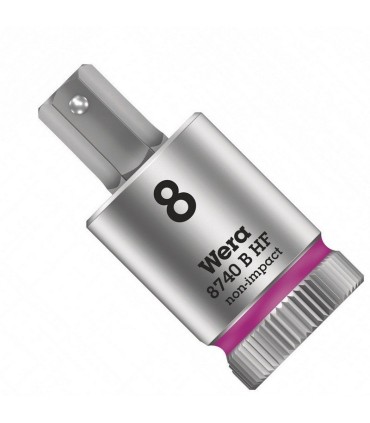 Wera 8740 B HF Zylop 3/8" Lokma Bits HexPlus 8x38.5mm 05003039001