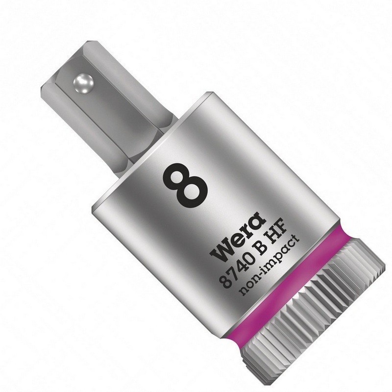 Wera 8740 B HF Zylop 3/8" Lokma Bits HexPlus 8x38.5mm 05003039001