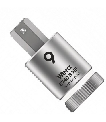 Wera 8740 B HF Zylop 3/8" Lokma Bits HexPlus 9x38.5mm 05003041001
