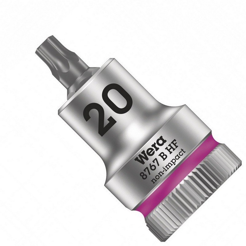 Wera 8767 B Zylop 3/8" Lokma Bits Torx HF TX20x35mm 05003061001