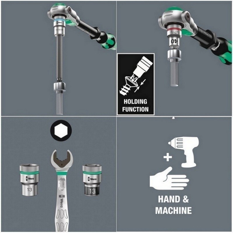 Wera 8767 B Zylop 3/8" Lokma Bits Torx HF TX25x107mm 05003063001