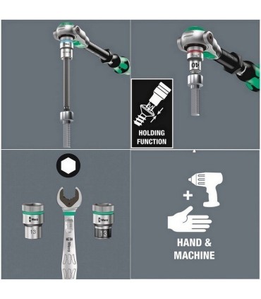 Wera 8767 B Zylop 3/8" Lokma Bits Torx HF TX45x100mm 05003071001