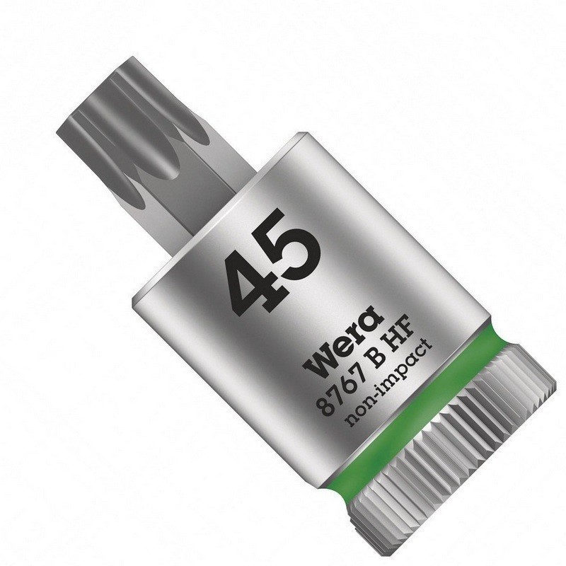 Wera 8767 B Zylop 3/8" Lokma Bits Torx HF TX45x38.5mm 05003070001