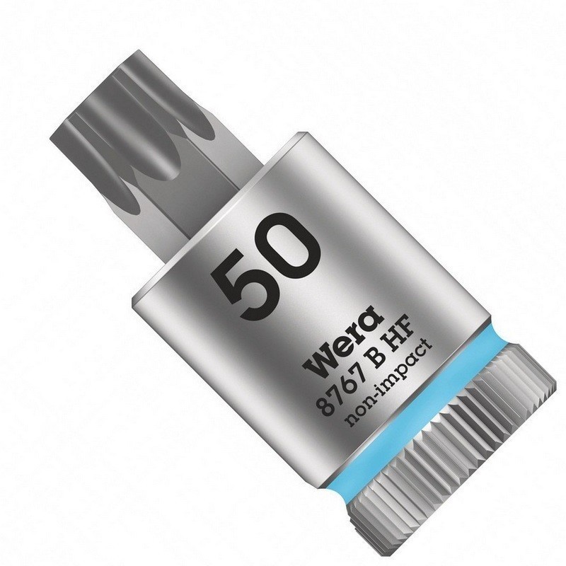 Wera 8767 B Zylop 3/8" Lokma Bits Torx HF TX50x38.5mm 05003072001