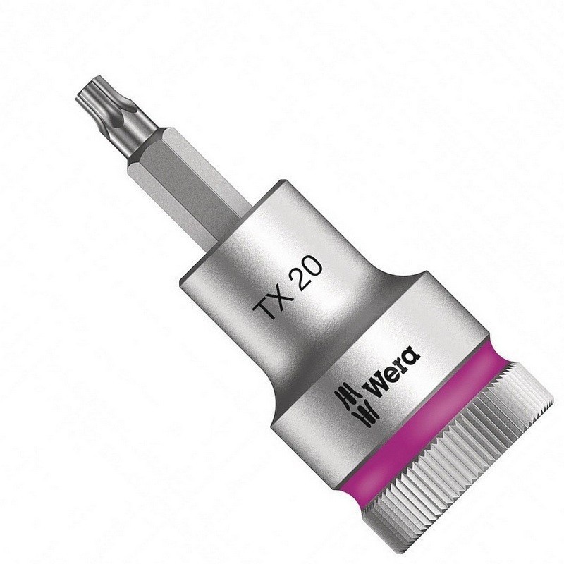 Wera 8767 C Zylop 1/2" Lokma Bits Torx HF TX20x60mm 05003830001
