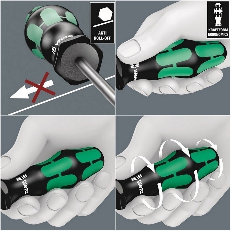 Wera 335 Düz Tornavida 1.0x5.5x300mm 05008060001