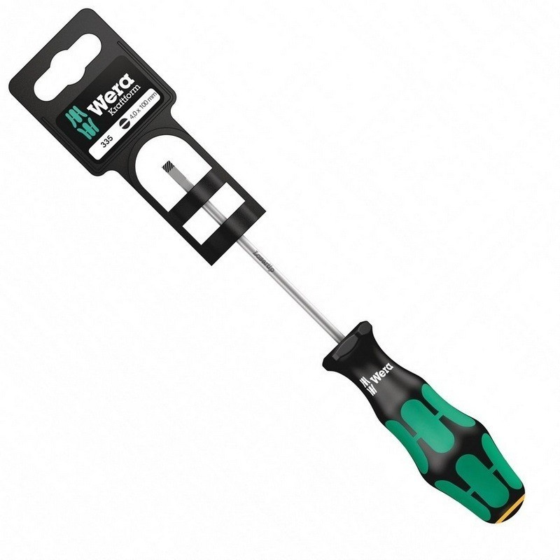 Wera 335 SB Düz Lasertip Tornavida 0.8x4.0x100mm 05100043001