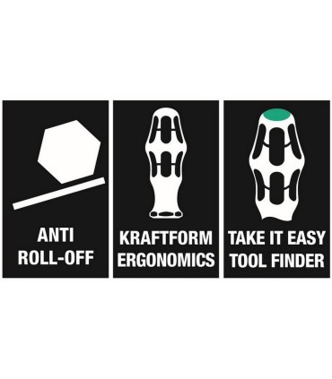 Wera 335 Stubby Düz Tornavida 0.6x3.5x24.5mm 05008840001