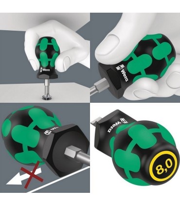 Wera 335 Stubby Düz Tornavida 1.2x6.5x24.5mm 05008843001