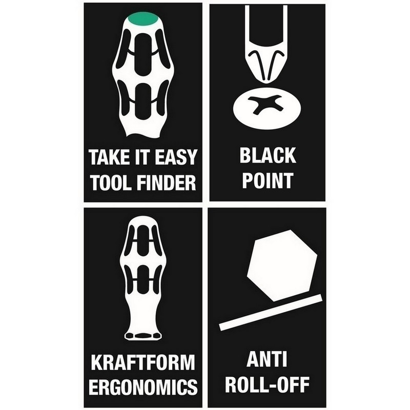 Wera 368 Kare Tornavida R2x100mm 05117684001