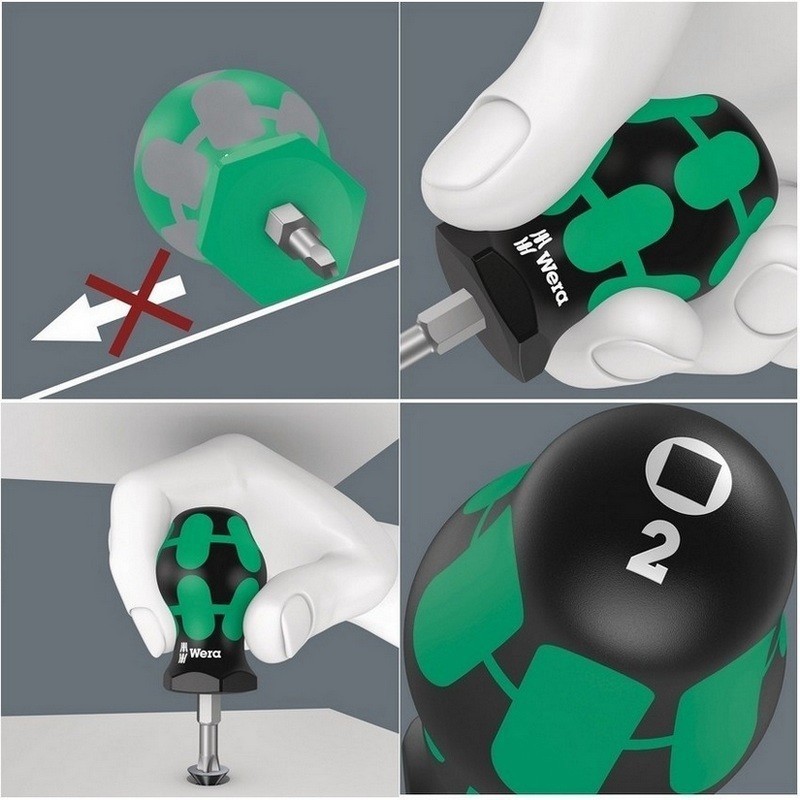 Wera 368 Stubby Kare Tornavida R02x25mm 05008864001