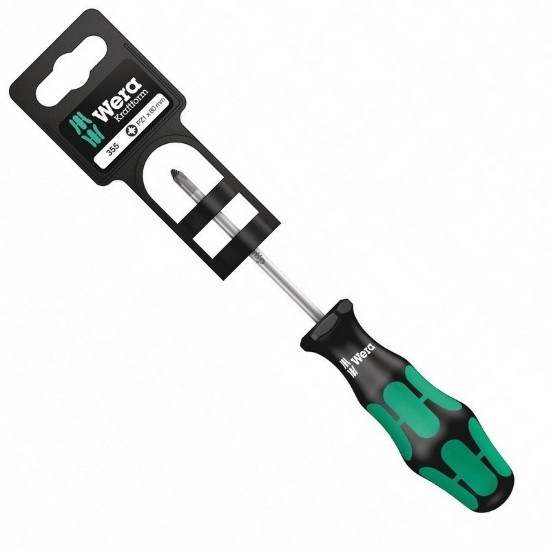Wera 355 SB Pozidriv Lasertip Tornavida PZ1x80mm 05100056001