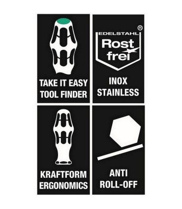 Wera 3350 Yıldız Lasertip Tornavida PH1x80mm 05032021001