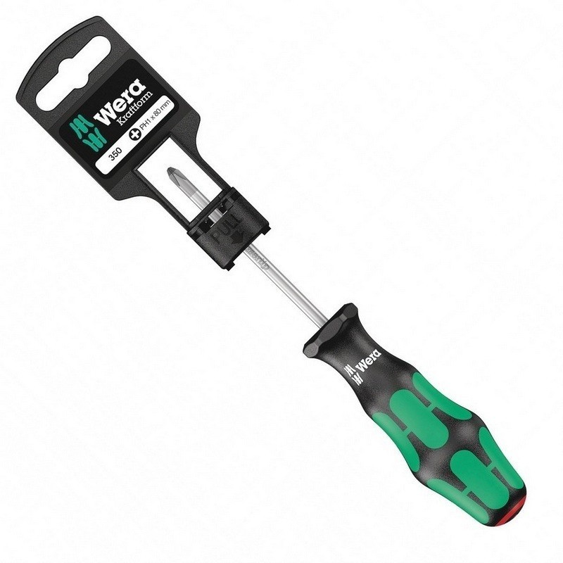 Wera 350 SB Yıldız Lasertip Tornavida PH1x80mm 05100051001