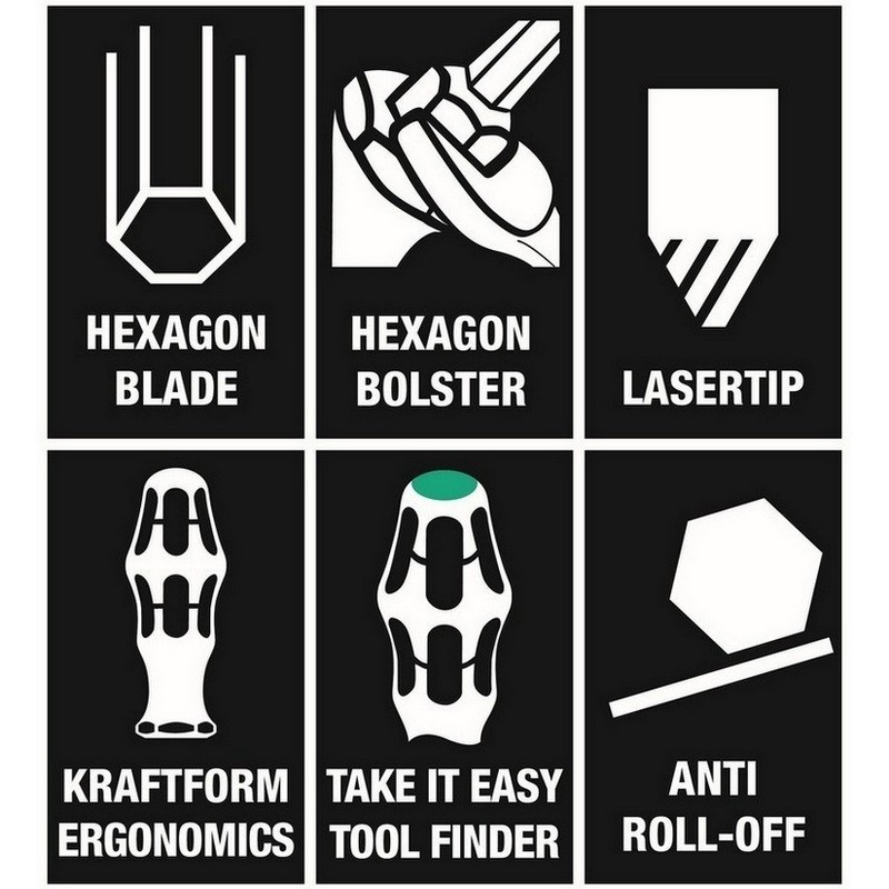 Wera 350 SK Yıldız Tornavida PH0x60mm 05008750001