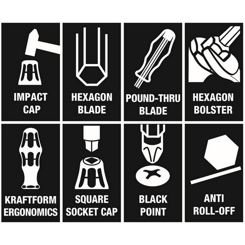 Wera 917 SPH Keski Tornavida Yıldız PH4x200mm 05017020001