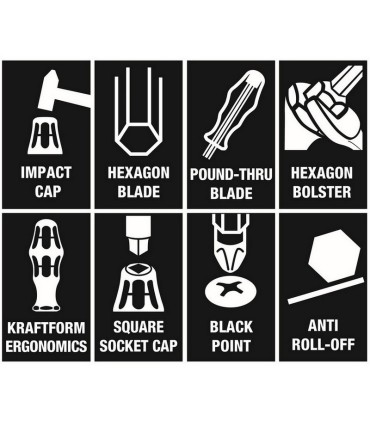 Wera 932 A Keski Tornavida Düz 2.5x14x250mm 05018274001