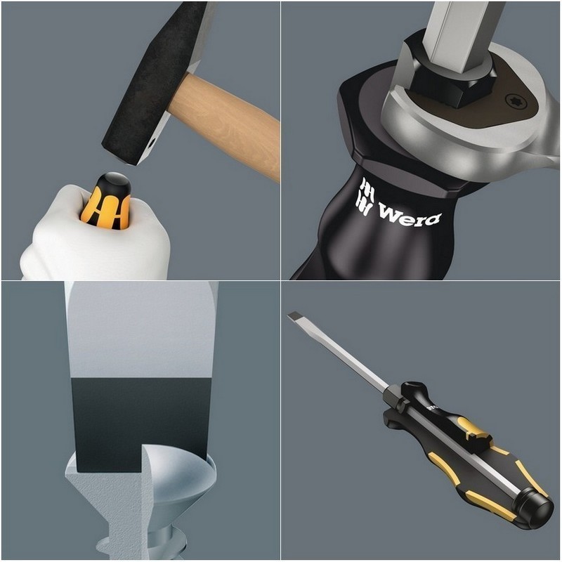 Wera 932 A SB Keski Tornavida Düz 1.2x7.0x125mm 05100086001