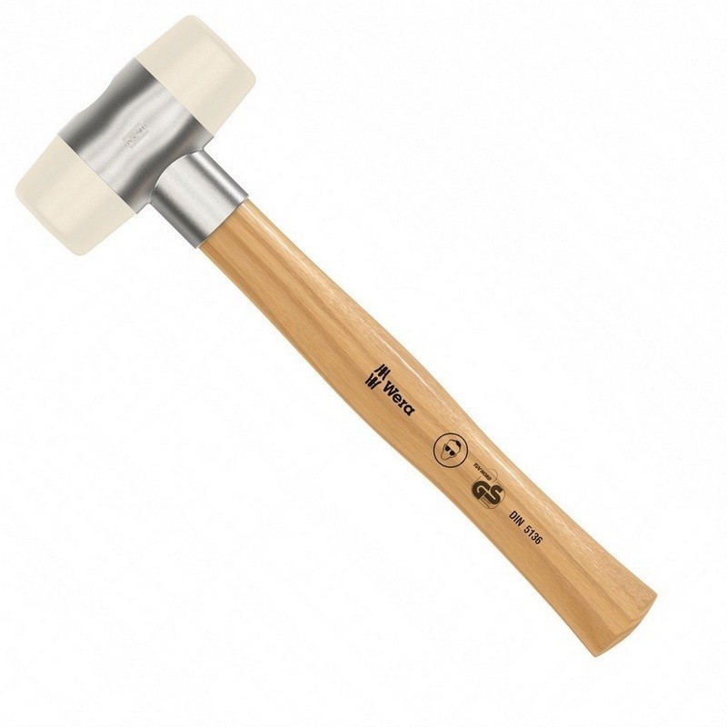Wera 101 Gr. Naylon Başlı Yumuşak Yüzlü Çekiç 6 51mm 05000330001