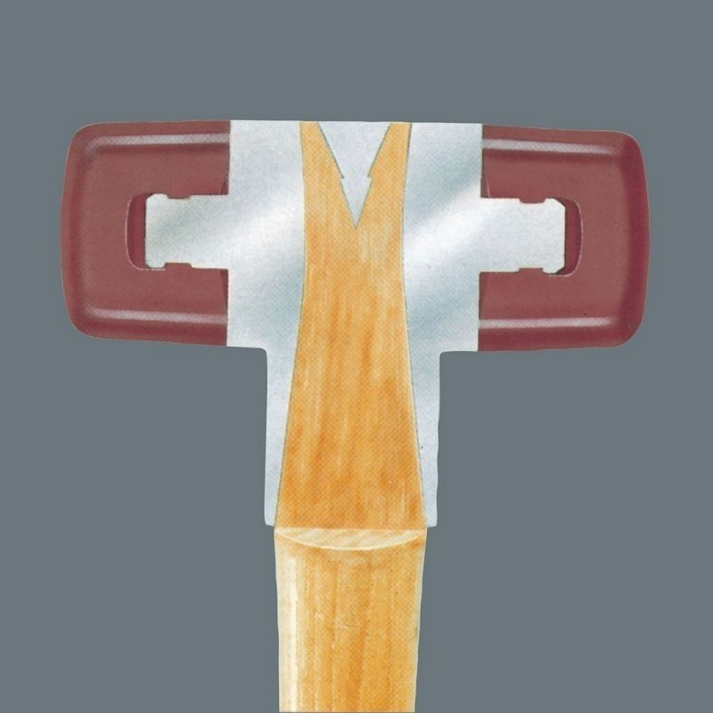 Wera 102 Gr. Üretan Başlı Yumuşak Yüzlü Çekiç 5 41mm 05000525001