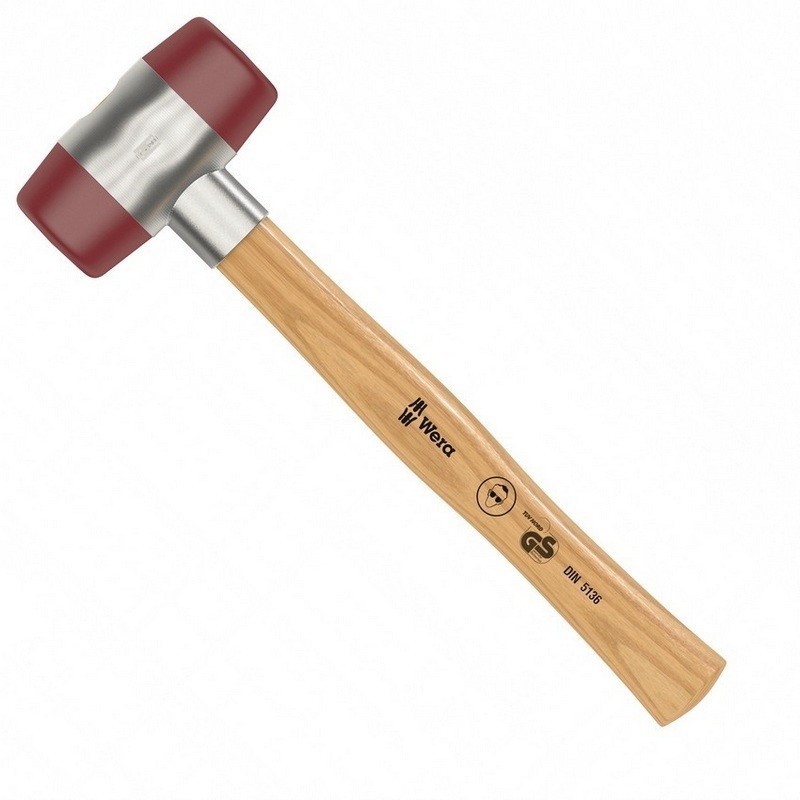 Wera 102 Gr. Üretan Başlı Yumuşak Yüzlü Çekiç 7 61mm 05000535001