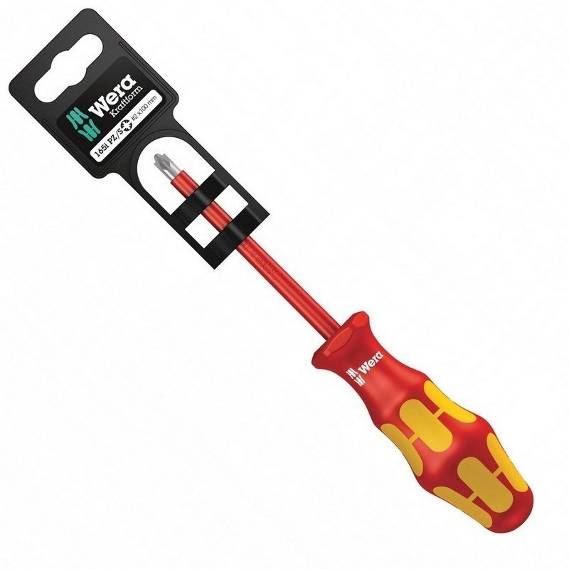 Wera 165i VDE SB Pozidriv Tornavida PZ/S2 100mm 05100022001