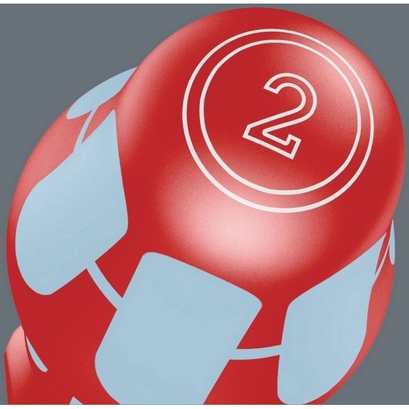 Wera 3162i VDE Yıldız Lasertip Tornavida PH2x100mm 05022734001