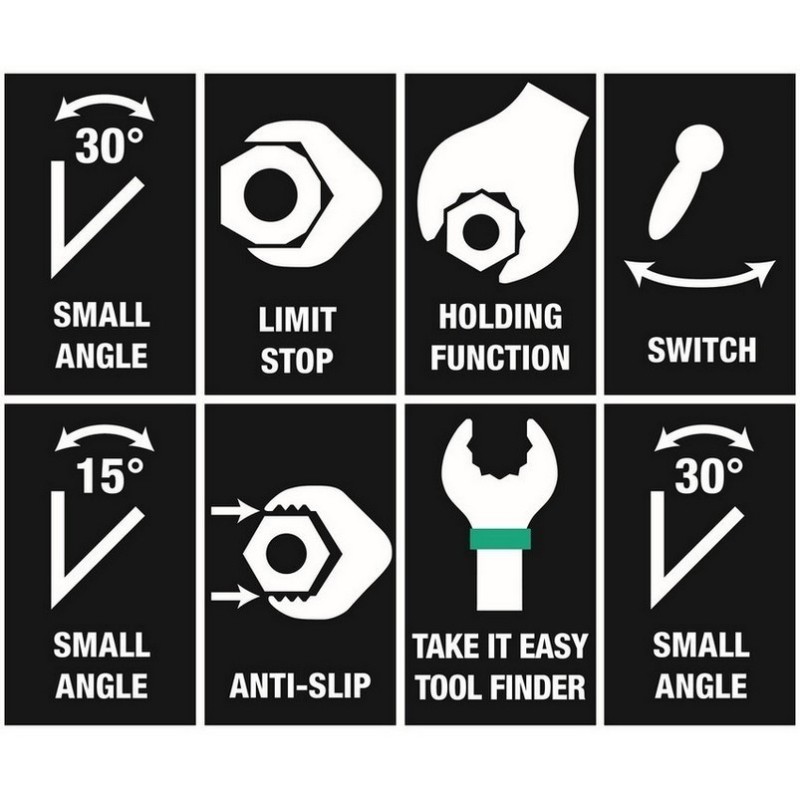 Wera 6001 Joker Switch Cırcırlı Yıldız Açık Ağız Kombine Anahtar 5/8" 05020080001