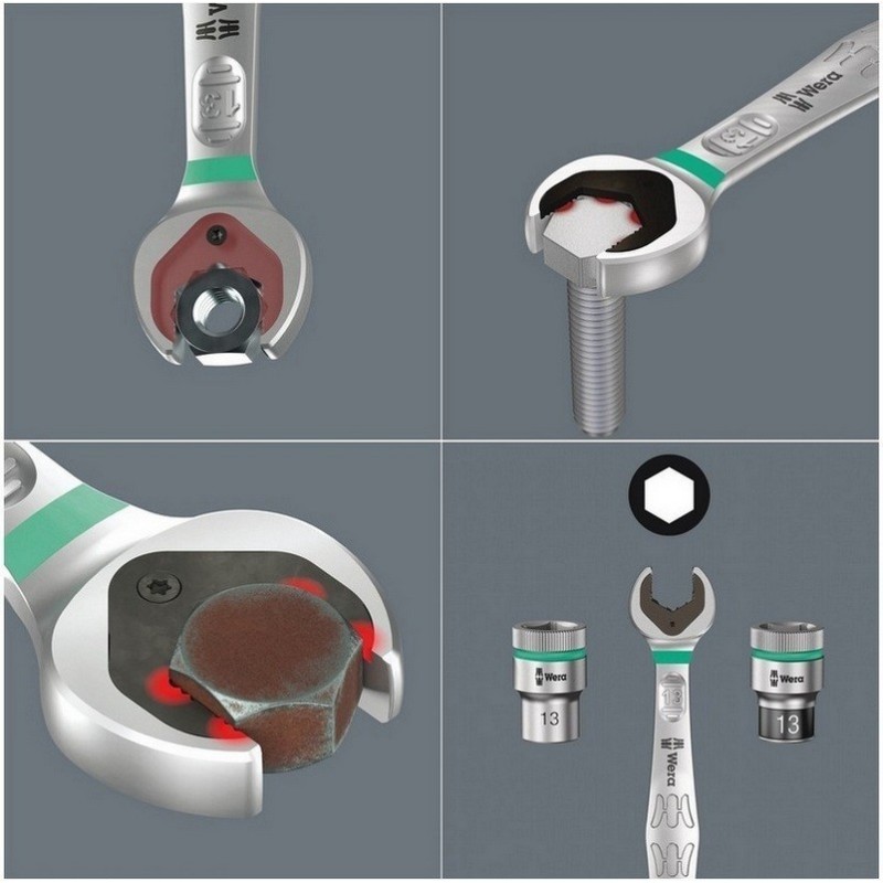 Wera 6002 Joker Çift Açık Ağız Kombine Anahtar 8-10mm 05020259001