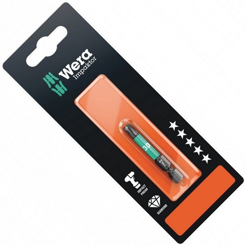 Wera 867/4 IMP DC SB Torx Bits TX30x50mm 05073966001