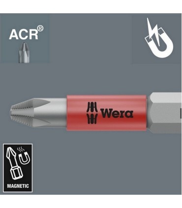 Wera 853/4 ACR Yıldız Mıknatıslı Bits PH2x90mm 05323781001